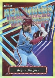 2023 Finest Headliners Bryce Harper #FH-2 card