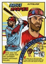2023 Topps Archives 1979 Comics Bryce Harper #79TC-8 card