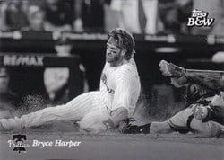 2023 Topps Black & White Base Set Bryce Harper #50 card