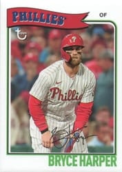 2023 Topps Brooklyn Collection Base Set Bryce Harper #43 card