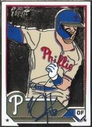 2023 Topps Enamel Pin Bryce Harper #4 card