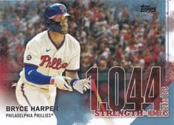2023 Topps Japan Edition Strength in Numbers Bryce Harper #SS-3 card