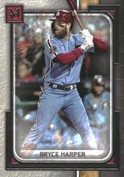 2023 Topps Museum Collection Base Set Bryce Harper #100 card