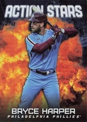 2023 Topps Update Action Stars Bryce Harper #AS-16 card