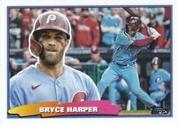 2023 Topps Update Oversized Topps Big Baseball Bryce Harper #BIG-15 card
