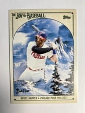 2023 Topps x Bob Ross: The Joy of Baseball Base Set Bryce Harper #58 card
