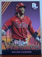 2024 Topps Big League Good Vibrations Bryce Harper #GV-28 card