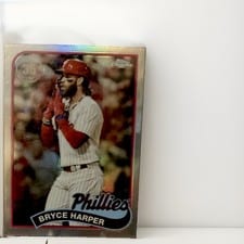 2024 Topps Chrome 1989 Topps Baseball Bryce Harper #89CB-10 card