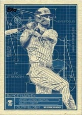 2024 Topps Superstar Blueprint Bryce Harper #SB-4 card