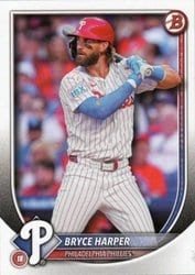 2025 Bowman Base Set Bryce Harper #3 card