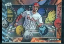 2025 Topps Cosmic Chrome Planetarium Bryce Harper #P-4 card