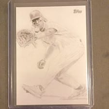 2025 Topps Update Keegan Hall Art Cards Bryce Harper #KHAC-9 card