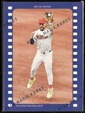2026 Topps Heritage Ready, and Action Bryce Harper #RA-BH card