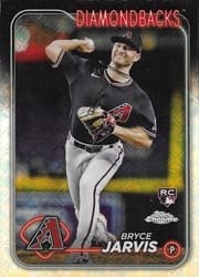 2024 Topps Chrome Logofractor Edition Base Set Bryce Jarvis #75 card