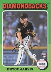 2024 Topps Heritage Mini Base Set Bryce Jarvis #287 card