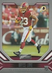 2019 Panini Playbook Base Set Bryce Love #126 card