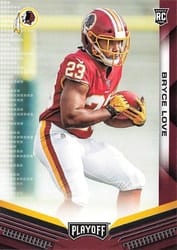 2019 Panini Playoff Base Set Bryce Love #215 card