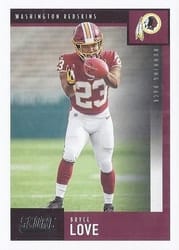 2020 Score Base Set Bryce Love #203 card