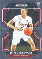 2022 Panini Prizm Draft Picks Base Set Bryce McGowens #81 card