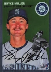 2023 Topps Chrome Platinum Anniversary Base Set Bryce Miller #268 card