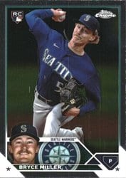 2023 Topps Chrome Update Base Set Bryce Miller #USC131 card