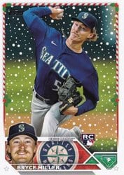 2023 Topps Holiday Base Set Bryce Miller #H65 card