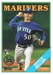 2023 Topps Update 1988 Topps Baseball Bryce Miller #88US-37 card