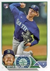 2023 Topps Update Base Set Bryce Miller #US178 card