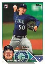2023 Topps Update Base Set Bryce Miller #US193 card