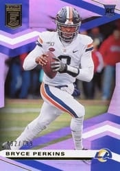 2020 Donruss Elite Base Set Bryce Perkins #169 card