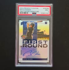 2024 Panini Prospect Edition First Round Signatures Bryce Rainer #FRS-BR card
