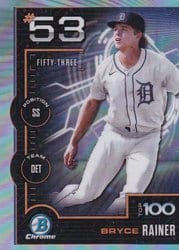 2025 Bowman Bowman Scouts Top 100 Bryce Rainer #BTP-53 card