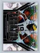 2025 Panini Prizm Black Fractal Bryce Underwood #17 card
