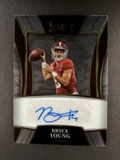 2022 Panini Select Draft Picks X Factor Signatures Bryce Young #X-BYO card