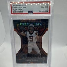 2023 Panini Obsidian Volcanix Bryce Young #8 card