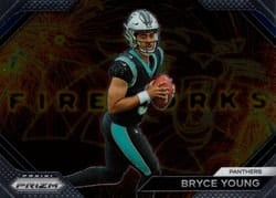 2023 Panini Prizm Fireworks Bryce Young #6 card
