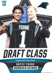 2023 Panini Rookies & Stars Draft Class Bryce Young #DC-3 card