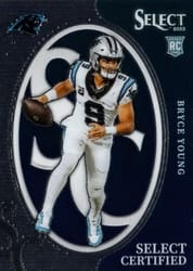 2023 Panini Select Select Certified Rookies Bryce Young #22 card