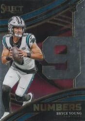 2023 Panini Select Select Numbers Bryce Young #4 card