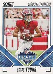 2023 Score NFL Draft Bryce Young #2 card