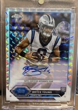 2023 Topps Composite Topps Chrome Autographs Set Bryce Young #TCA-BY card