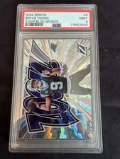 2024 Panini Zenith Zoom Blue Bryce Young #9 card