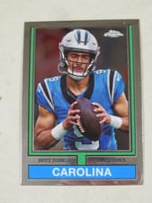 2024 Topps Chrome 1974 Topps Football Bryce Young #74TF-23 card
