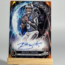 2024 Topps Chrome Cosmic Equinox Autographs Bryce Young #EQA-BY card