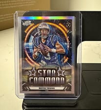 2024 Topps Chrome Cosmic Star Command Bryce Young #SC-4 card