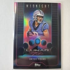 2024 Topps Midnight Lunar Tide Bryce Young #LT-1 card
