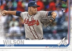 2019 Topps Base Set Bryse Wilson #641 card