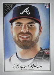 2019 Topps Gallery Base Set Bryse Wilson #77 card