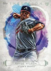 2019 Topps Inception Base Set Bryse Wilson #22 card
