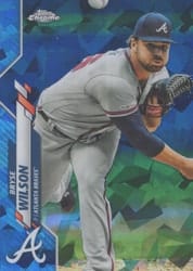 2020 Topps Chrome Update Sapphire Edition Base Set Bryse Wilson #U-171 card